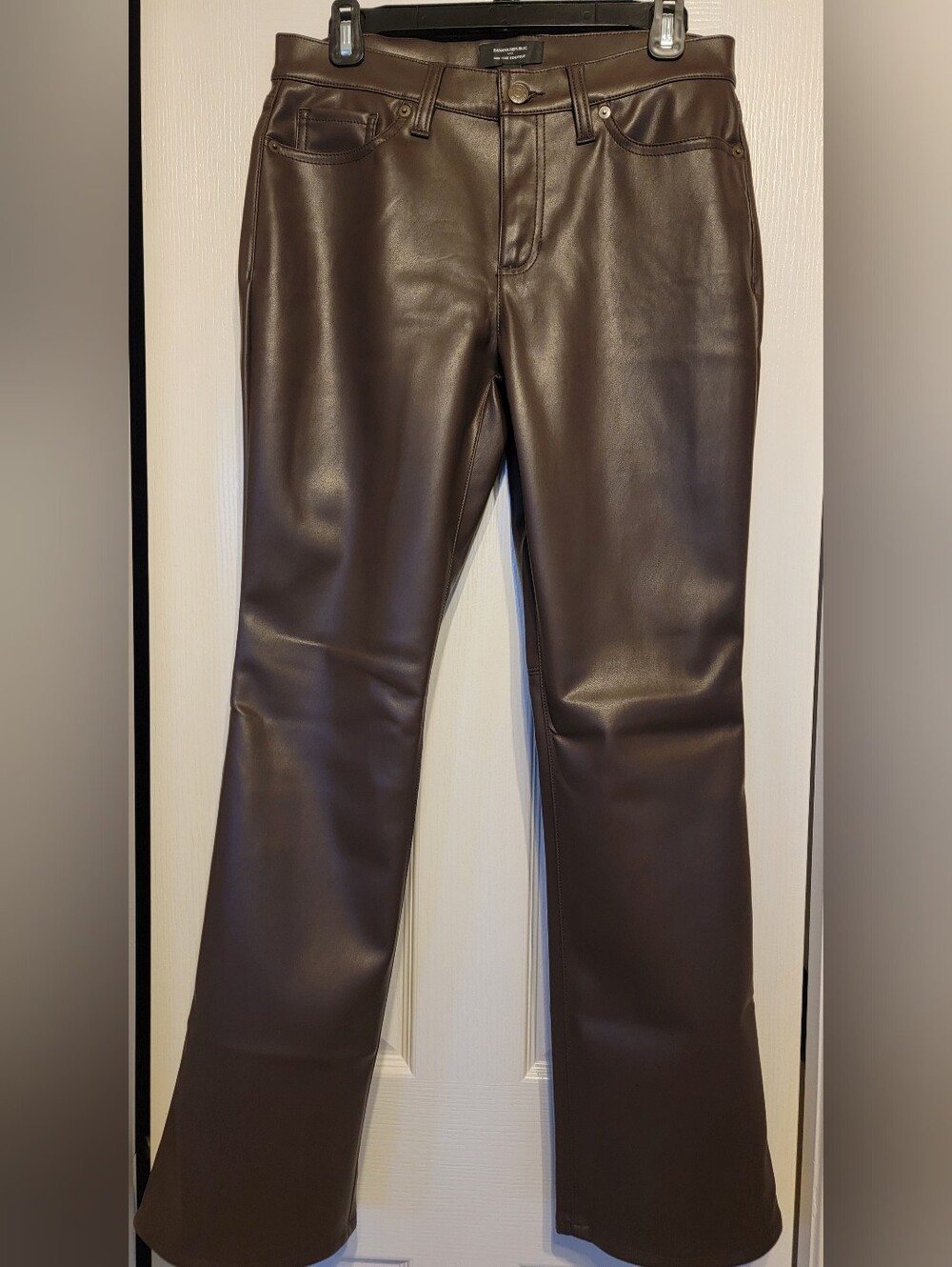 Women's Faux Leather Bootcut Pants